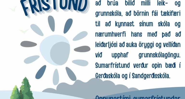 Sumarfrístund í Suðurnesjabæ